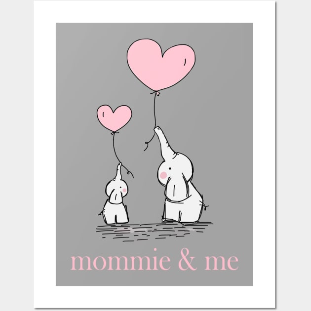 mommie & me time Wall Art by TexasTeez
